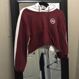 Young&Reckless cropped hoodie